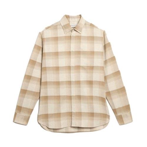 Golden Goose Slim-Fit Button-Up Skjorta White Pepper/ Wet Sand Beige, ...