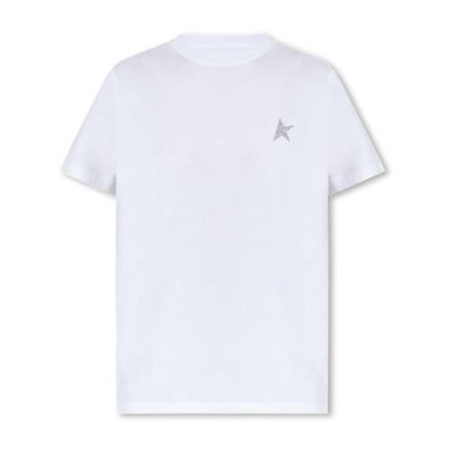 Golden Goose Bomull T-shirt White, Dam