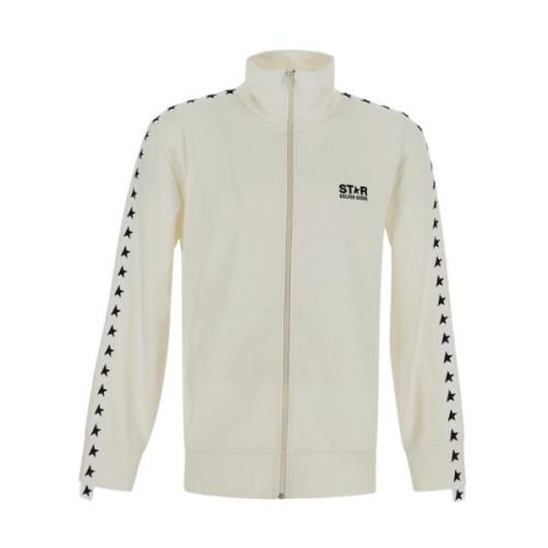 Golden Goose Dragkedja Track Jacket, Sportig Stil White, Herr