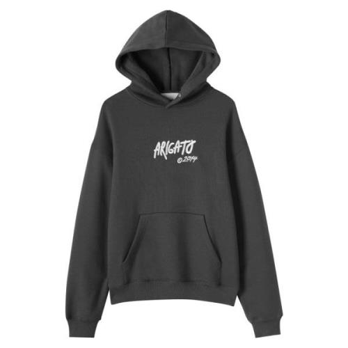 Axel Arigato Graffiti-inspirerad Hoodie Black, Herr