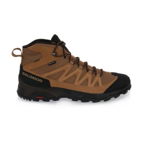 Salomon X Ward Leather Mid GTX Stövlar Beige, Herr