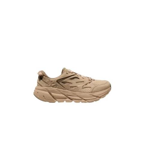 Hoka One One Clifton Suede Löparsko Beige, Herr