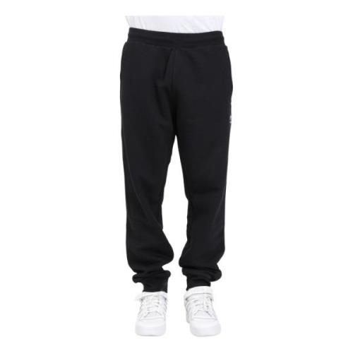 Adidas Originals Slim Fit Svarta Byxor med Dragkedjefickor Black, Herr