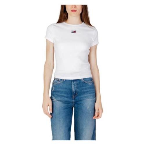 Tommy Jeans T-Shirts White, Dam