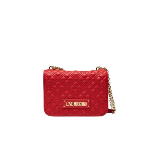 Love Moschino Shoulder Bags Red, Dam