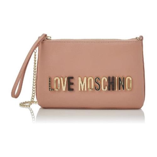 Love Moschino Shoulder Handväska Pink, Dam