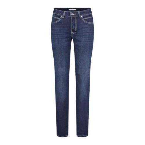 MAC Melanie Jeans Regular Fit Classic Blue Blue, Dam