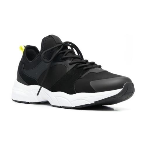 Calvin Klein Jeans Svarta Sneakers med Snygg Design Black, Herr