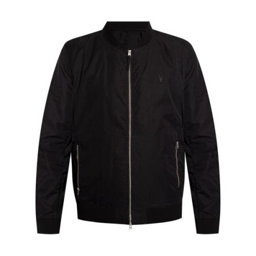 AllSaints Bomber Jacka Black, Herr