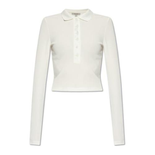 AllSaints Ribbad polotröja White, Dam