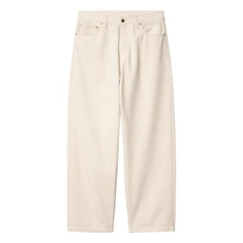 Carhartt Wip Naturligt sköljd Derby Pant Walker Twill Beige, Herr