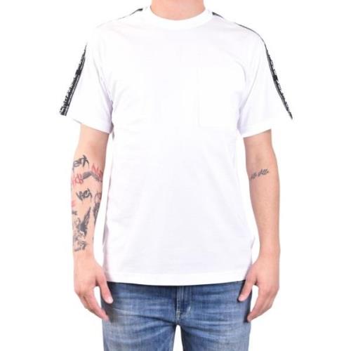 Versace Jeans Couture Lyxig Herr T-shirt - Stilren Hållbar White, Herr