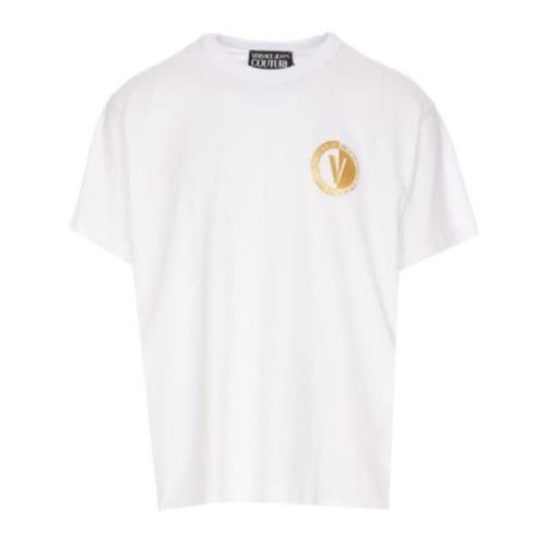 Versace Jeans Couture Herr Logo T-shirt - XL White, Herr