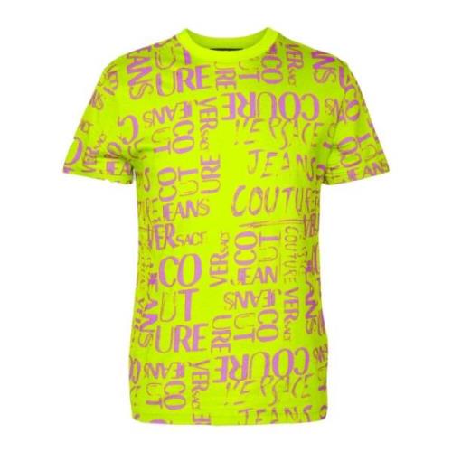 Versace Jeans Couture Grön Logo Couture T-shirt - Herr Green, Herr