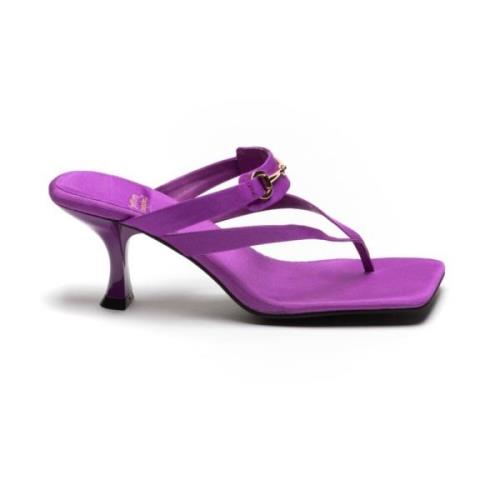 Jeffrey Campbell Deviuos Klackmules - Trendiga Sandaler Purple, Dam