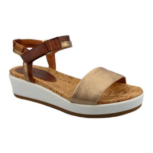 Pikolinos Stilfull Mykonos Sandal för Kvinnor Brown, Dam