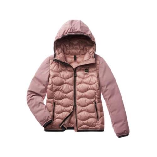 Blauer Kappor Jackor Pink, Dam