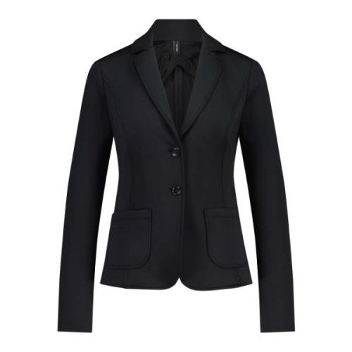 Marc Cain Stretch Jersey Blazer Black, Dam