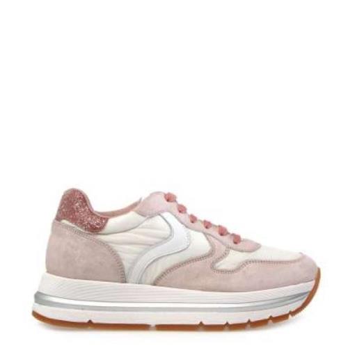 Voile Blanche Stiliga Sneakers för modeframåt kvinnor Pink, Dam