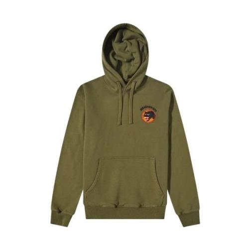 Maharishi Vintage Byxorher patch hoody Green, Herr