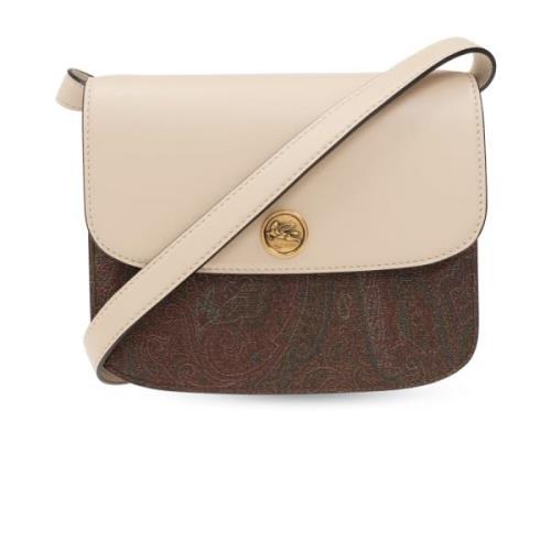 Etro Mönstrad axelväska Beige, Dam