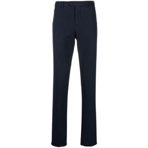 Brunello Cucinelli Slim Chino Byxor Blå Blue, Herr