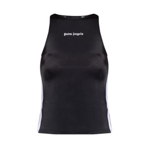 Palm Angels Ärmlös sporttopp Black, Dam