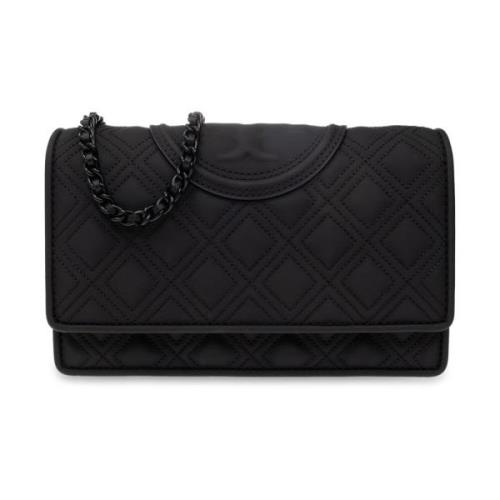 Tory Burch Plånbok med logotyp Black, Dam