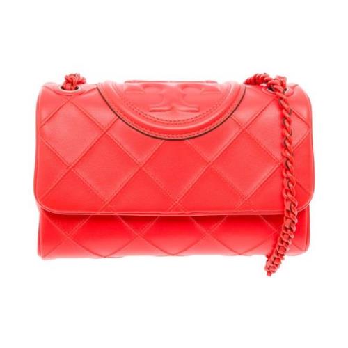 Tory Burch Röda Fleming Soft Chain Väskor Red, Dam