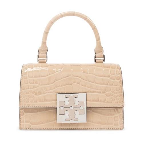 Tory Burch ‘Bon Bon Mini’ axelväska Beige, Dam