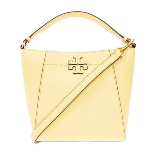 Tory Burch McGraw Liten axelväska Yellow, Dam