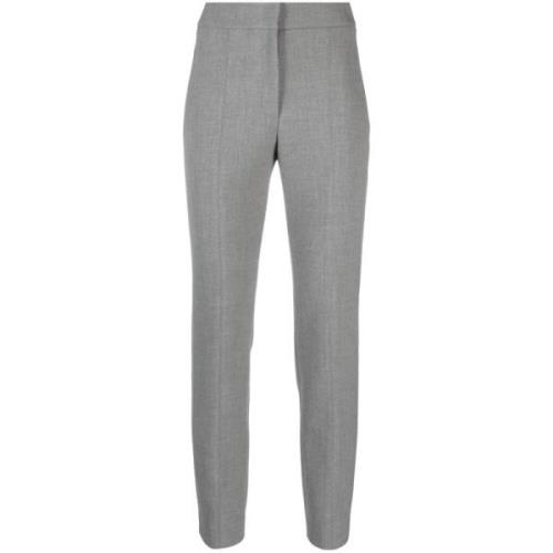 Peserico Leather Trousers Gray, Dam