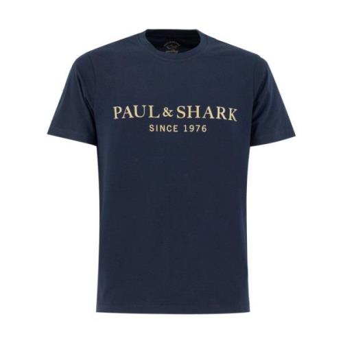 Paul & Shark Tränings T-shirts Blue, Herr