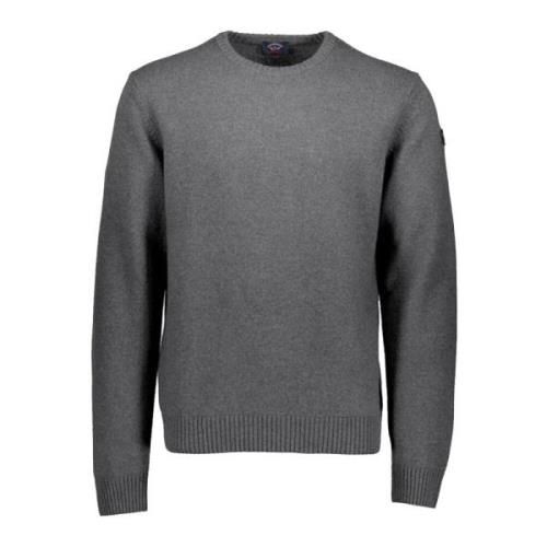 Paul & Shark Ull Turtleneck Gray, Herr