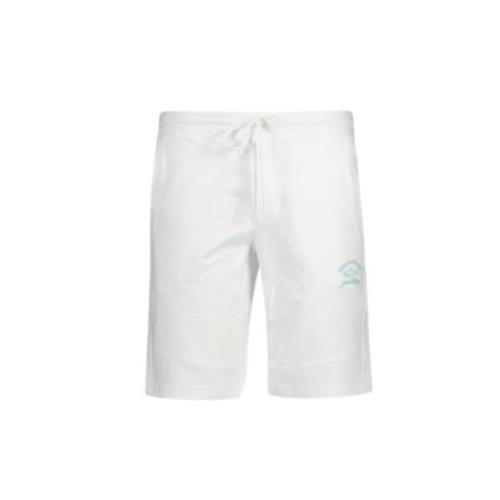 Paul & Shark Herr Cotton Bermudas - Storlek: S, Färg: 010 - VIT White,...