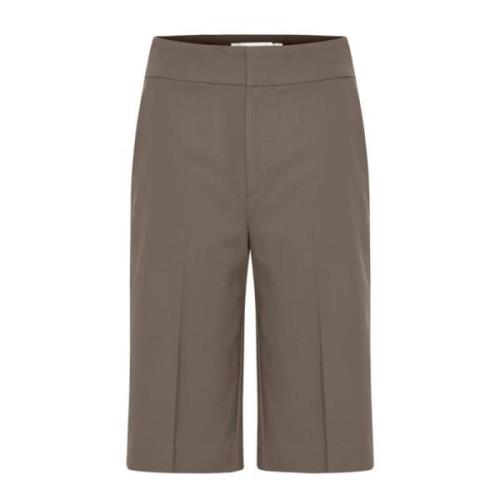 InWear Klassiska Smarta Shorts Brown, Dam