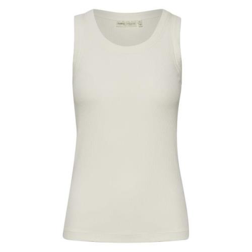 InWear Slim Fit Ärmelös Tank White, Dam