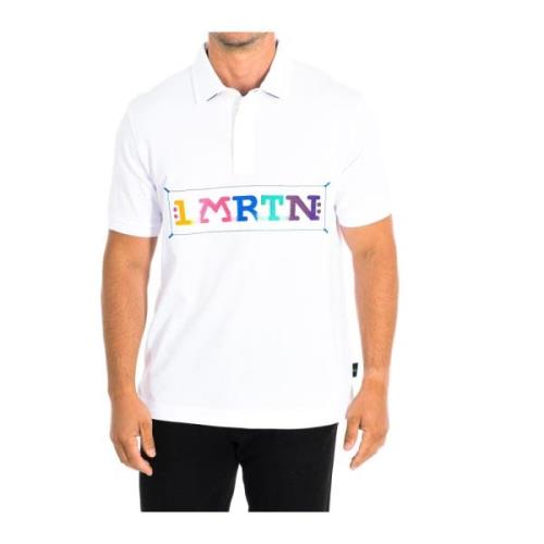La Martina Polo Shirts White, Herr