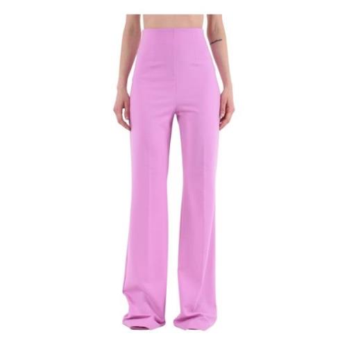 Sportmax Wide Trousers Pink, Dam