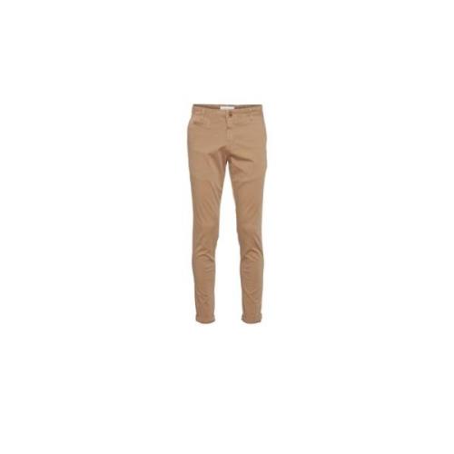 Knowledge Cotton Apparel Joe Slim Chino Byxor Beige, Herr