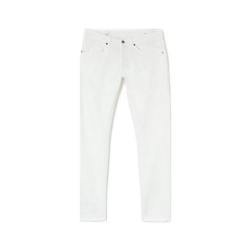 Dondup Modern Skinny Jeans White, Herr