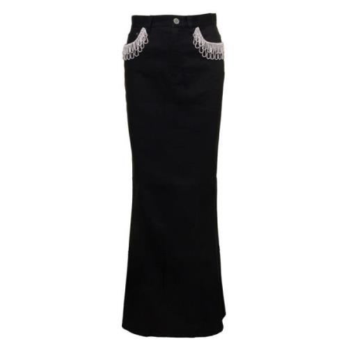 Rotate Birger Christensen Maxi Skirts Black, Dam