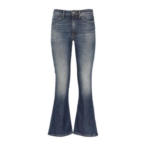 Dondup Flared Jeans Blue, Dam