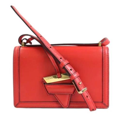 Loewe Pre-owned Pre-owned Läder shoppers Red, Dam