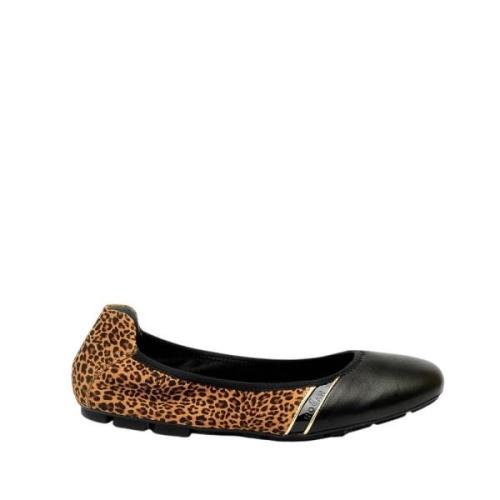 Hogan Eleganta platta Ballerinaskor Black, Dam