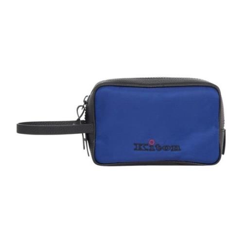 Kiton Belt Bags Blue, Herr