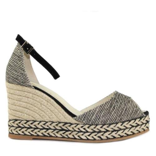 Espadrilles Wedges Multicolor, Dam