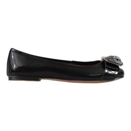 Kurt Geiger Mayfair Platt Ballerinaskor Black, Dam