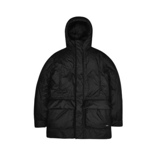 Rains Vindtät Alpine Parka Black, Herr