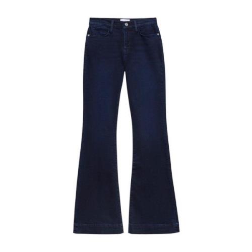 Frame Flared Jeans Blue, Dam